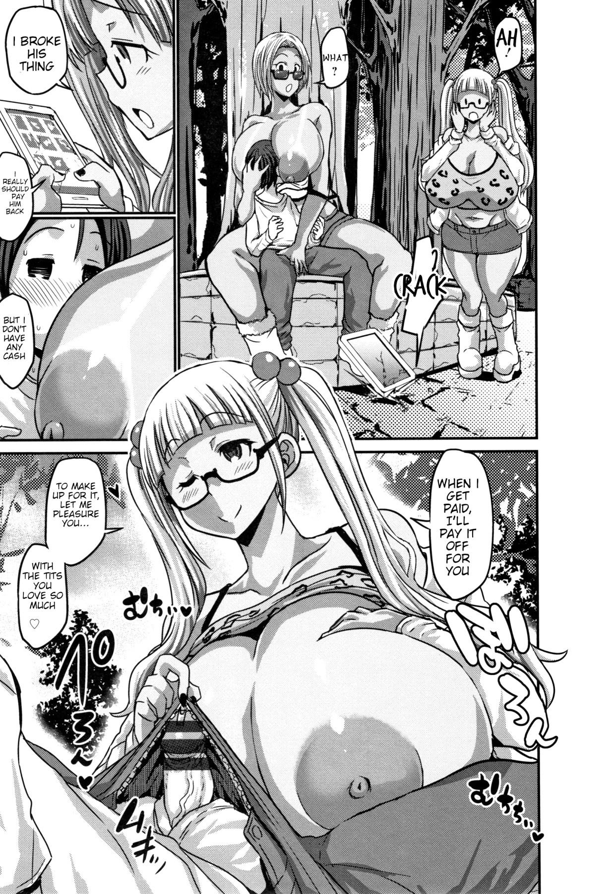 Hentai Manga Comic-Two Big Tit Gals Find A Bored Boy!-Read-5